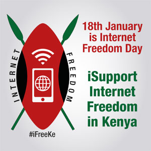 The logo for iFreedoms program promoting internet Freedoms Kenya