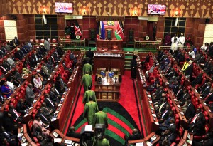 Kenyan MPs at a past session of parliament. Corruption scandals involving MPs have shocked Kenyans given that they are some of the best remunerated elected representatives in the world. (Photo/http://uchaguzi.co.ke) 