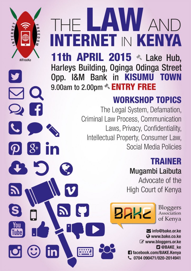 The and Law in Kenya goes to Kisumu City on 11th