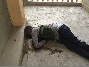 A photo of one the Al Shabaab attackers responsible for Thursday's attack on Garissa University College. A former schoolmate of the attacker has identified him as Abdirahim Mohamed , a former student at the University of Nairobi's Faculty of Law. (Photo/ Twitter)