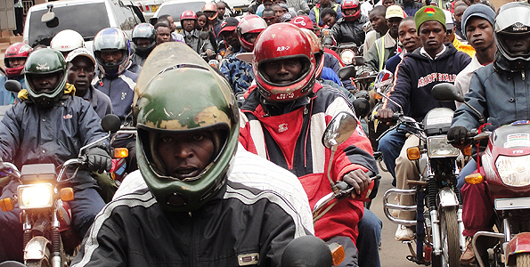 Boda Bodas have helped many of Kenya's unemployed to make ends meet but now some are using them to commit crimes(Photo/ictfire.com)