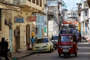 Tuk Tuk in Old Town Mombasa