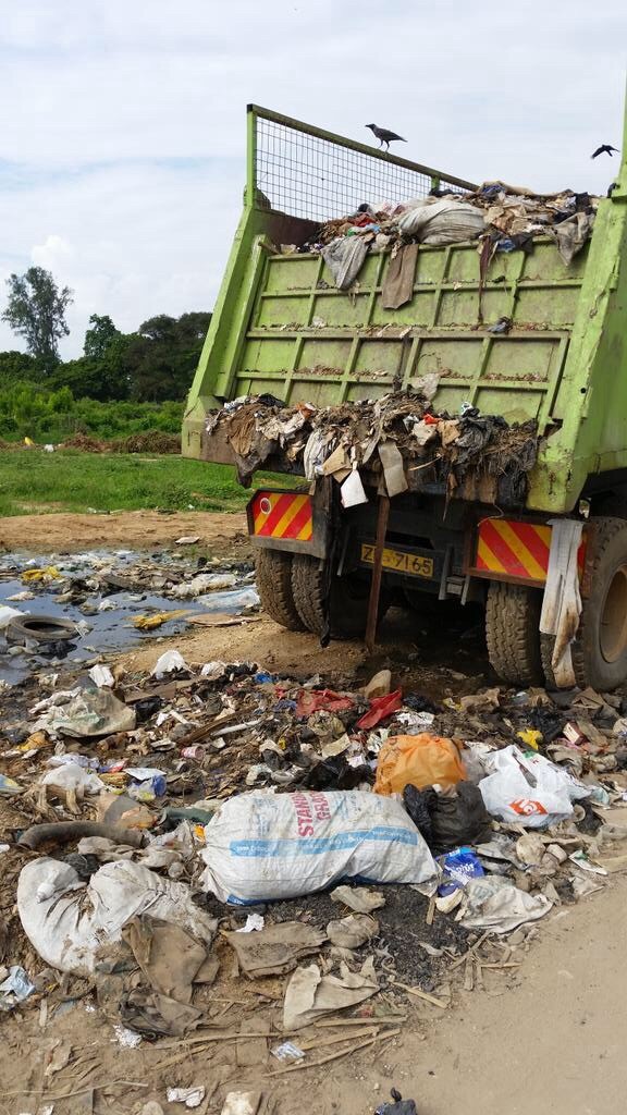Mombasa Garbage Trucks Eyesore